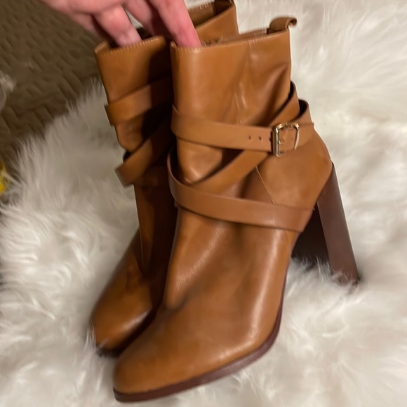 Tan Aldo Booties - Picture 1 of 4
